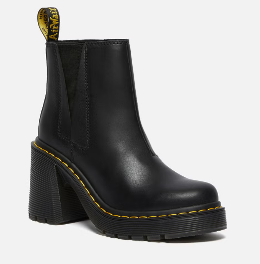 Dr. Martens Women's Spence Leather Heeled Chelsea Boots